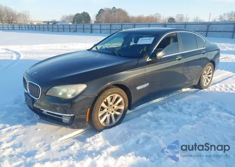 2013 BMW 740I from USA, damaged, VIN WBAYA6C56DD143721